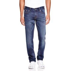 True Religion Geno Relaxed Slim Jeans Blue Denim Mens Size 38 x 32